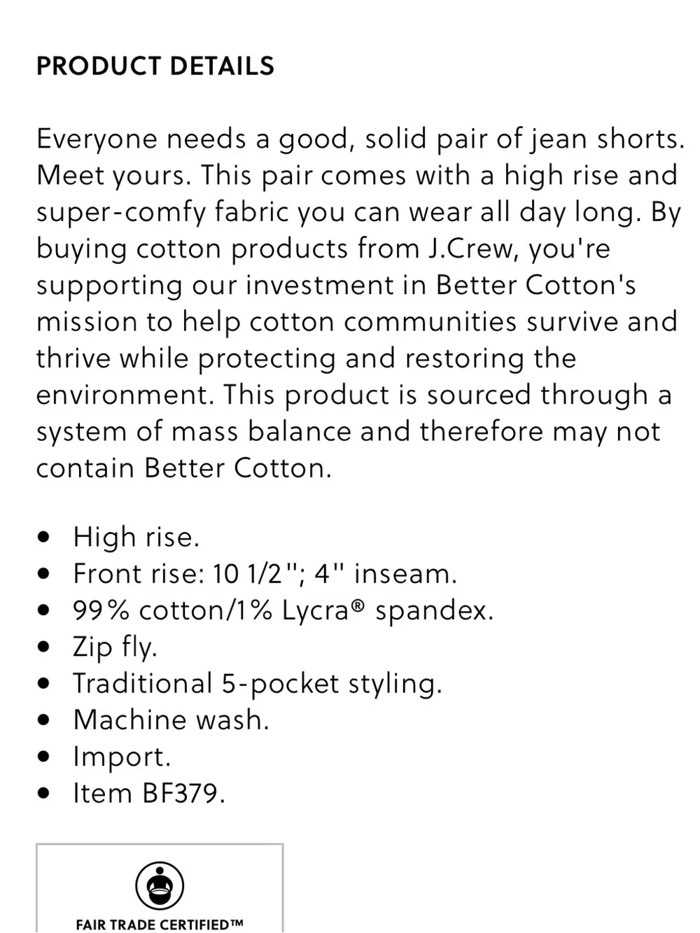 J. Crew crew high